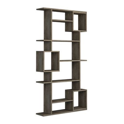 Mourah Soto Bookcase - Dark Coffee - 2 Years Warranty