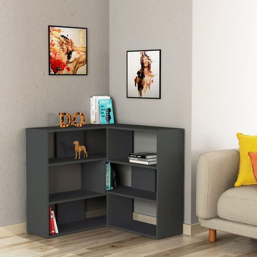 Molly Bookcase No.3 - Anthracite - 2 Years Warranty
