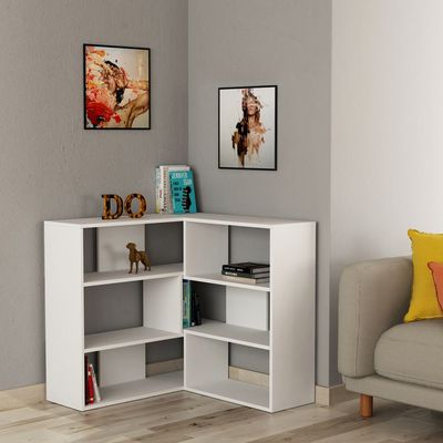 Molly Bookcase No.3 - White - 2 Years Warranty