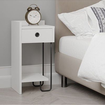 Sirius Nightstand Left Module - White  - 2 Years Warranty