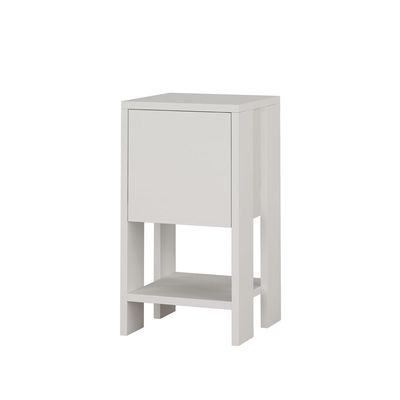 Mourah Ema Nightstand - White - 2 Years Warranty