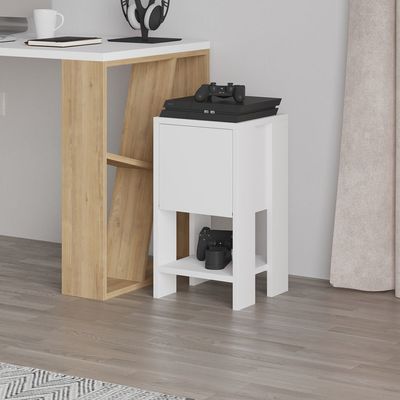 Mourah Ema Nightstand - White - 2 Years Warranty