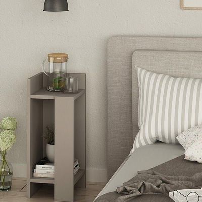 Elos Nightstand Left Module - Light Mocha - 2 Years Warranty