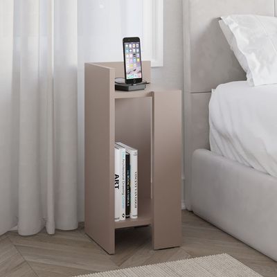 Elos Nightstand Left Module - Light Mocha - 2 Years Warranty