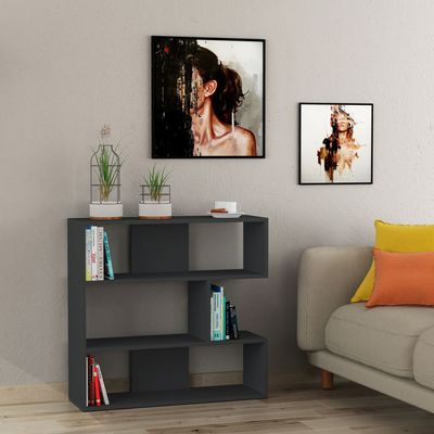 Molly Bookcase No.1 - Anthracite - 2 Years Warranty