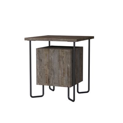 Mourah Acres Nightstand - Dark Brown - 2 Years Warranty