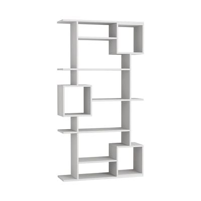 Mourah Soto Bookcase - White - 2 Years Warranty