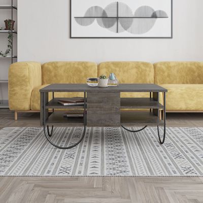 Mourah Norfolk Coffee Table - Dark Coffee - 2 Years Warranty