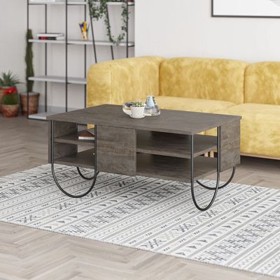 Mourah Norfolk Coffee Table - Dark Coffee - 2 Years Warranty