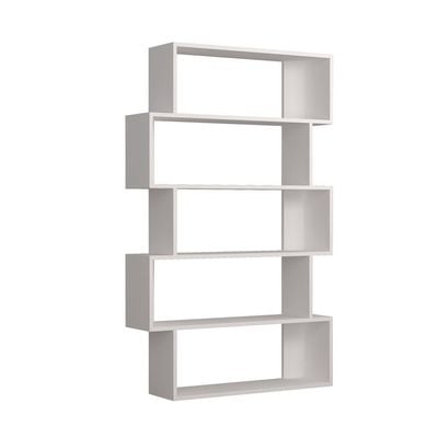 Mourah Oxford Bookcase - White - 2 Years Warranty