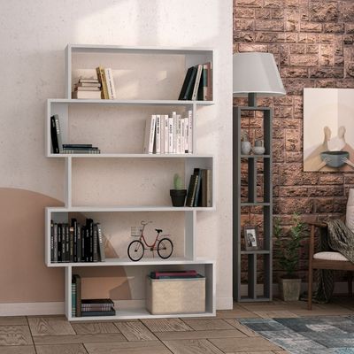 Oxford Bookcase - White - 2 Years Warranty