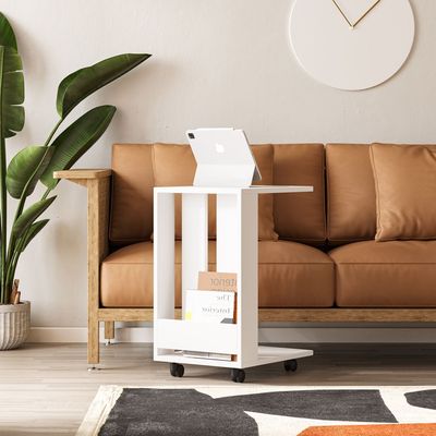 Edi End Table - White  - 2 Years Warranty