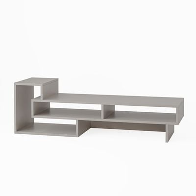 Mourah Tetra Tv Stand Up To 43 Inches With Storage - Light Mocha - 2 Years Warranty