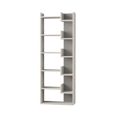 Mourah Oppa Bookcase - White - 2 Years Warranty