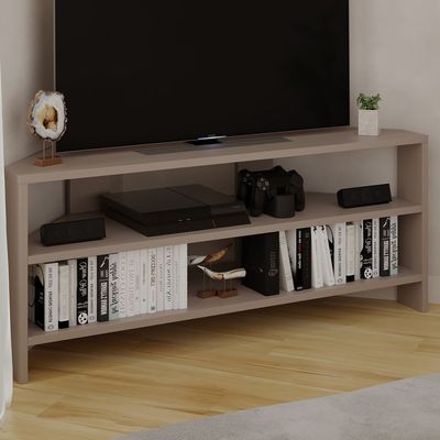 Mourah Thales Tv Stand Up To 43 Inches With Storage - Light Mocha - 2 Years Warranty