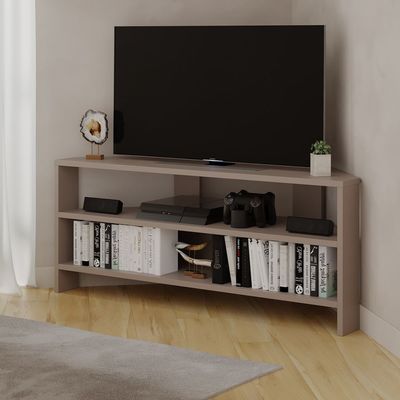 Mourah Thales Tv Stand Up To 43 Inches With Storage - Light Mocha - 2 Years Warranty