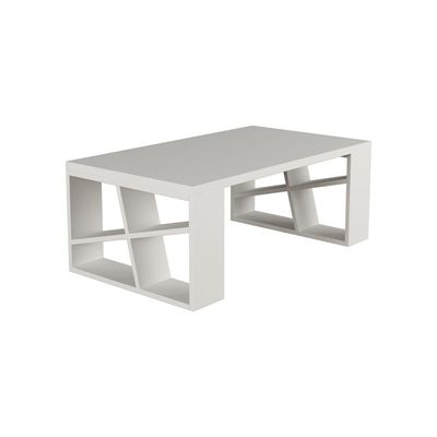 Mourah Honey Coffee Table - White - 2 Years Warranty