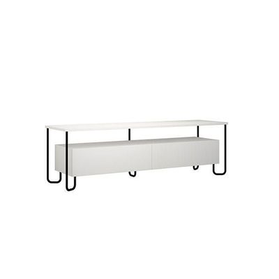 Mourah Cornea Tv Stand Up To 60 Inches With Storage - White - 2 Years Warranty