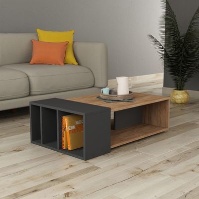 Anita Coffee Table - Oak/Anthracite - 2 Years Warranty