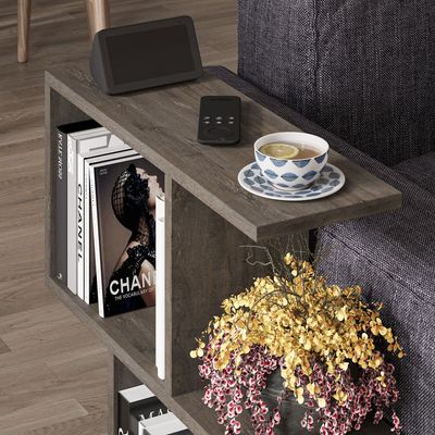 Mourah Homemania End Table - Dark Coffee - 2 Years Warranty