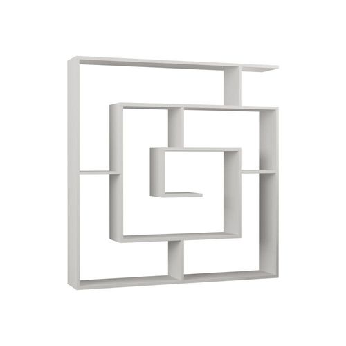 Labirent Bookcase - White - 2 Years Warranty