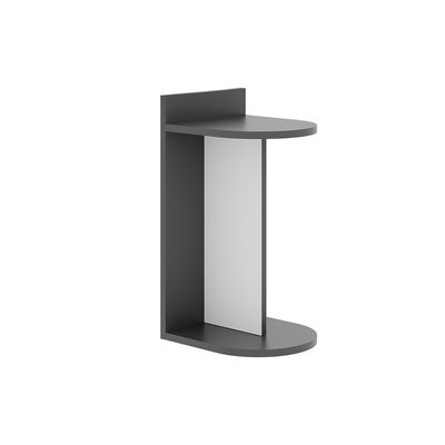 Mourah Dom End Table - Anthracite/White  - 2 Years Warranty