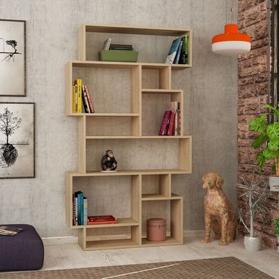 Karmato Bookcase - Oak - 2 Years Warranty