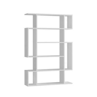 Mourah Mito Bookcase - White - 2 Years Warranty