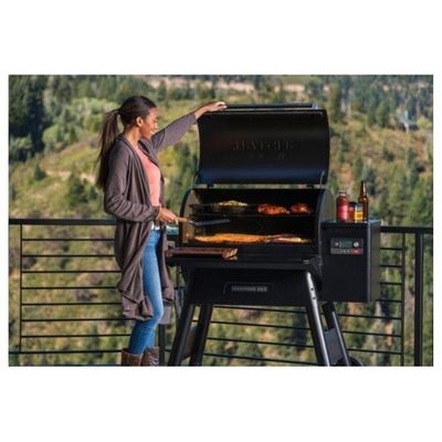 Ironwood 885 Wood Pellet Grill and Smoker with WIFI Smart Home Technology, Black