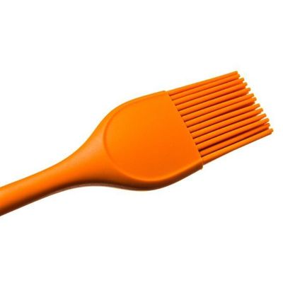 BBQ Grilling Accessories Silicone Basting Brush, Orange