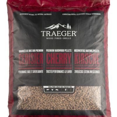 Cherry Wood Fired Flavor 100% All-Natural Wood Pellets For Pellet Grills, Bbq, Bake, Roast, And Grill, 20Lb Bag