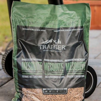 Mesquite Wood Fired Flavor 100% All-Natural Wood Pellets For Smokers And Pellet Grills, Bbq, Bake, Roast, And Grill, 20Lb Bag
