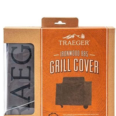 Full-Length Grill Cover for Ironwood 885, Grey
