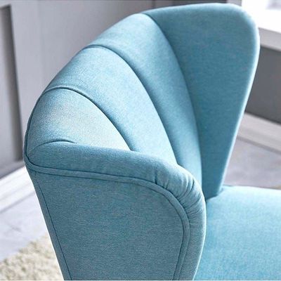 Tulip Single Seater Chair Blue 71x79x67centimeter