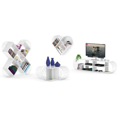 Case TV Unit White 34x89x74cm