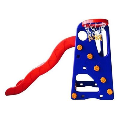 2-In-1 Slide And Basketball Hoop Set
