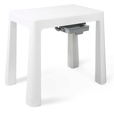 Home Canvas 3-Piece Study Table And Chair Set White/Grey