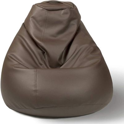 High Back Bean Bag Brown 110 x 80 x 110cm