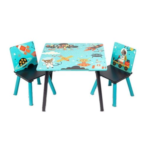 Little Explorer Kids Table And Chair Set Blue