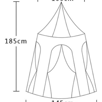 Children's PlayTent Blue 145x185cm