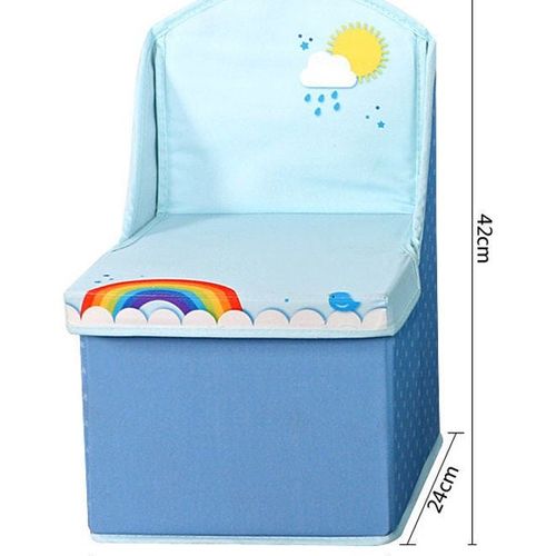 Storage Table And Chair Set For Kids BLue 73x46x45cm