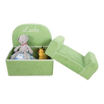 Lucky Child Reading Storage Sofa Green 43x36x42cm