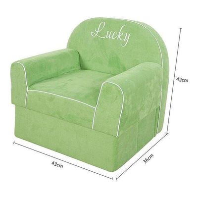 Lucky Child Reading Storage Sofa Green 43x36x42cm