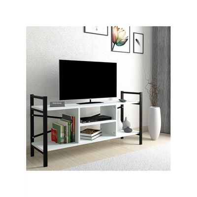 Gila Tv Stand White/Black 120x61x35cm