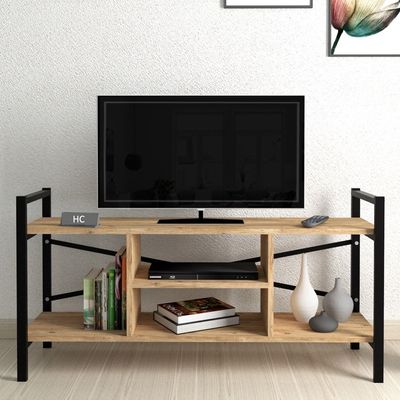 Gila Tv Stand Brown/Black 120x61x35cm