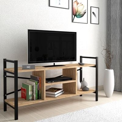 Gila Tv Stand Brown/Black 120x61x35cm