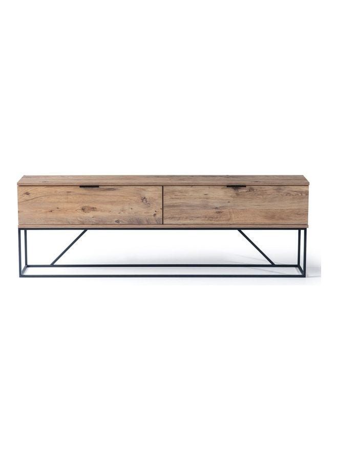 Buy Zen Tv Unit Walnut/Brown 180x60x28cm Online Danube Home UAE