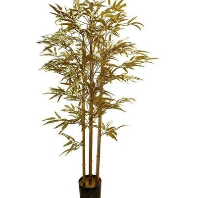 Artificial Bamboo Tree Green/Black 167x90cm