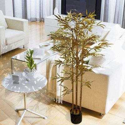 Artificial Bamboo Tree Green/Black 167x90cm