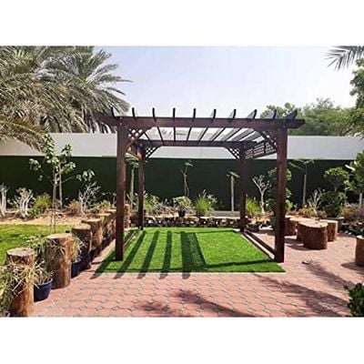 Luxury Patio Wooden Gazebo Brown 320x320x250cm